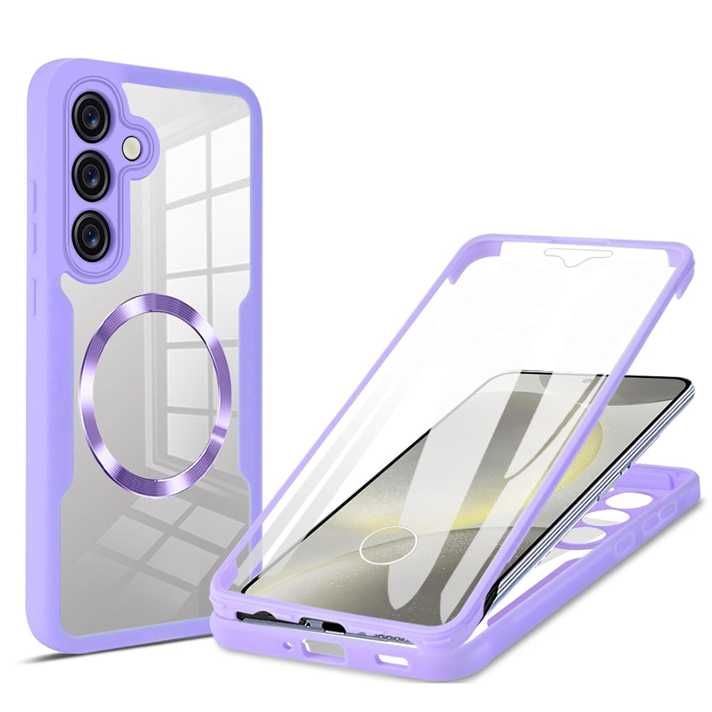 Калъф MagSafe за Samsung Galaxy S25+ S936, Techsuit, ColorVerse 360, Лилав