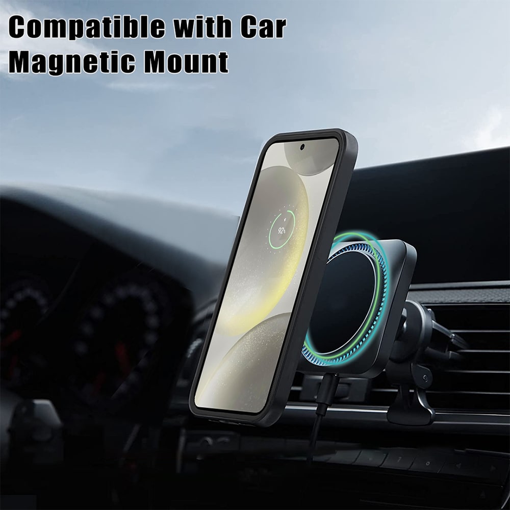 Калъф MagSafe за Samsung Galaxy S25+ S936, Techsuit, ColorVerse 360, Лилав