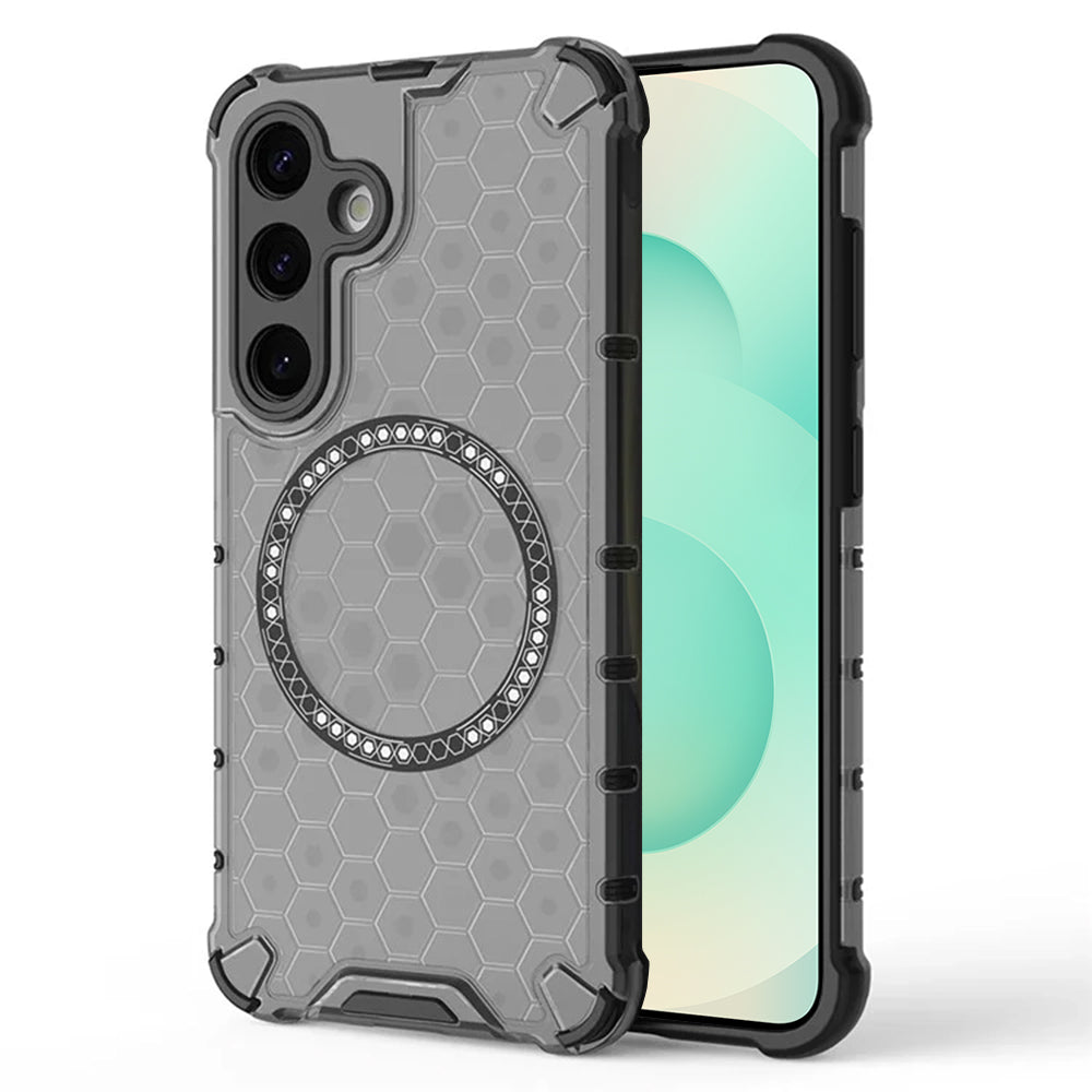 Калъф MagSafe за Samsung Galaxy S25+ S936, Techsuit, HoneyComb Shield, Черен