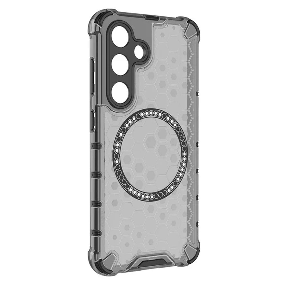 Калъф MagSafe за Samsung Galaxy S25+ S936, Techsuit, HoneyComb Shield, Черен