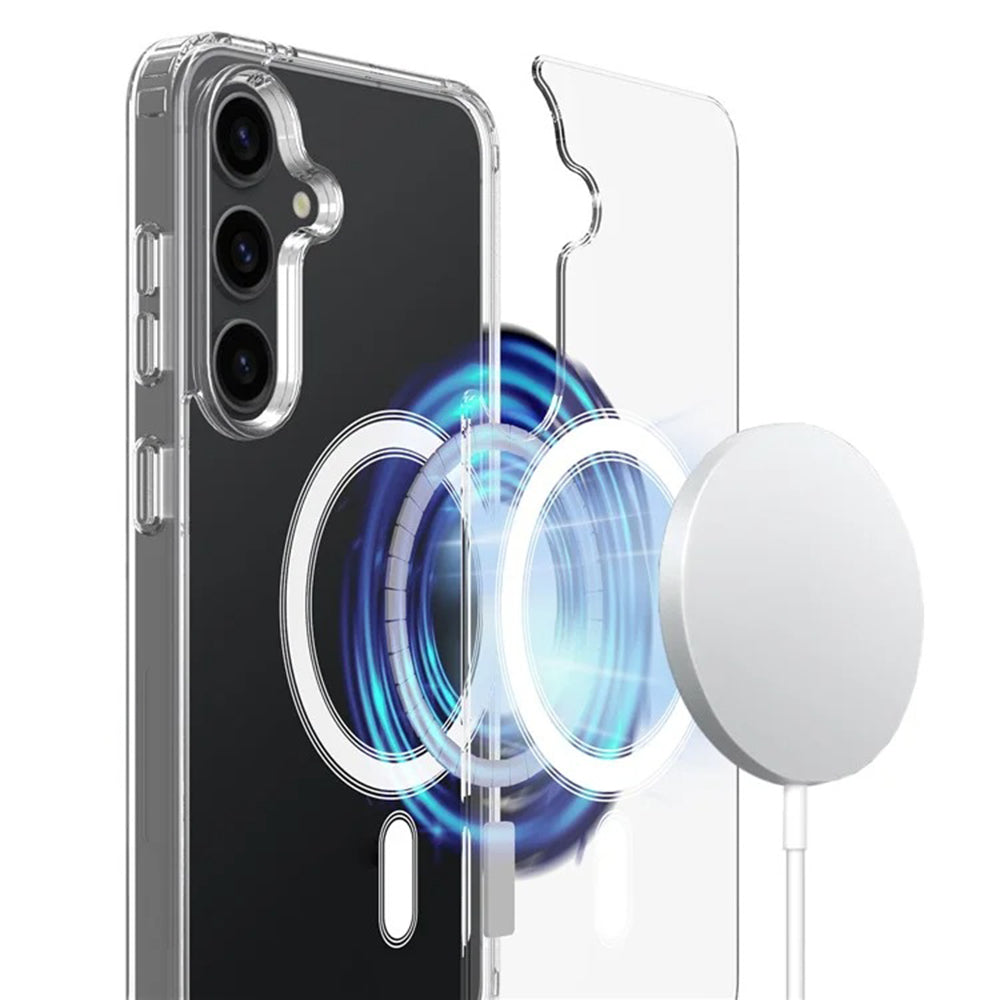 Калъф MagSafe за Samsung Galaxy S25+ S936, Techsuit, Pro, Прозрачен