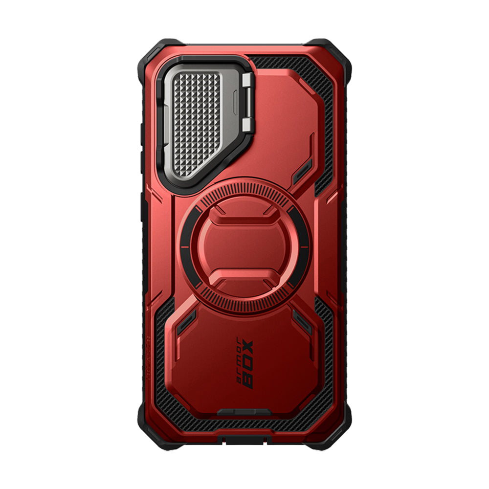 MagSafe Case for Samsung Galaxy S25 S931, i-Blason, ArmorBox, Red