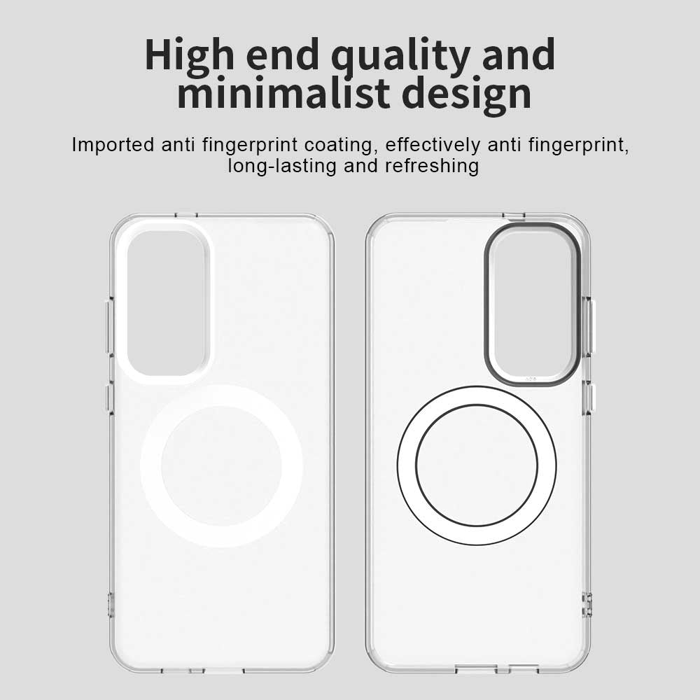 MagSafe калъф за Samsung Galaxy S25 S931 / S24 S921, Techsuit, CandyCase, бял