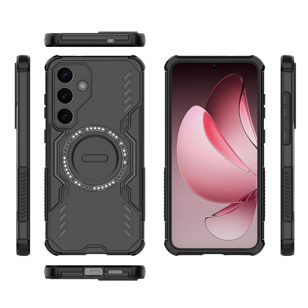 Калъф MagSafe за Samsung Galaxy S25 S931, Techsuit, ArmorMag, Черен