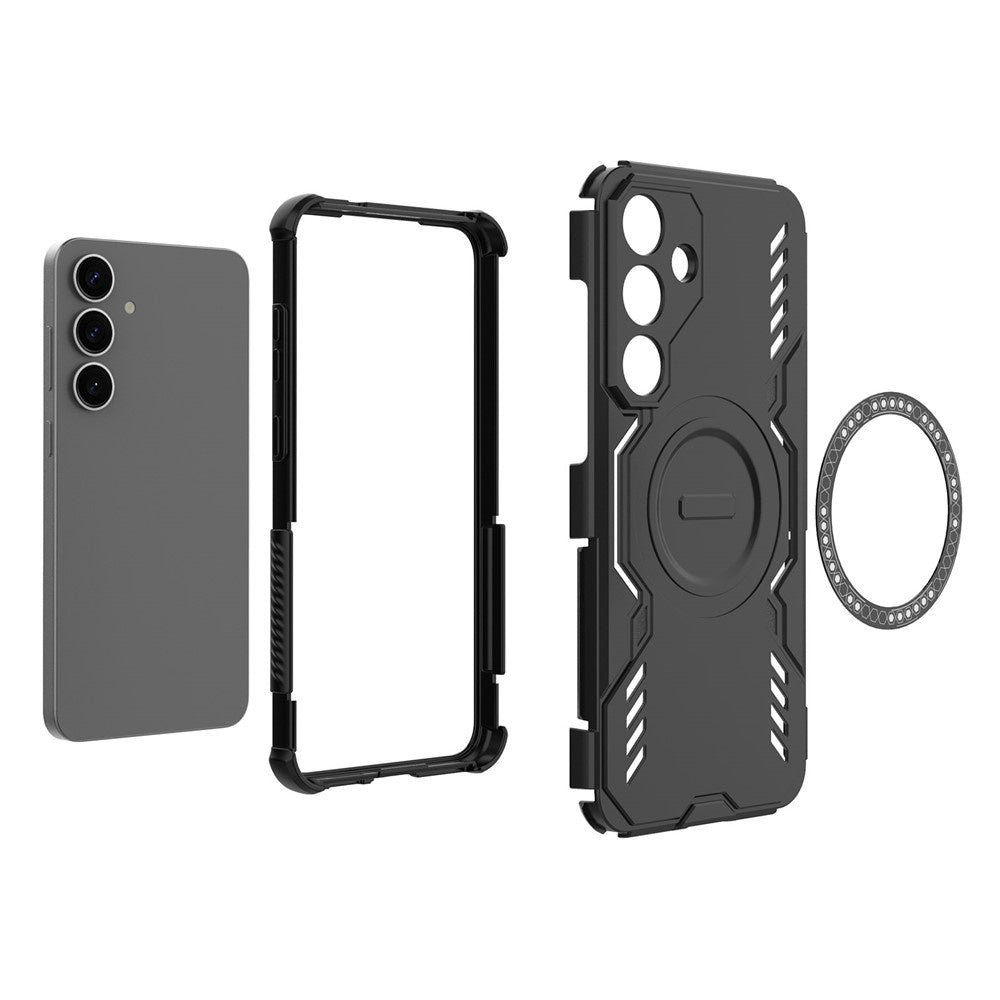 Калъф MagSafe за Samsung Galaxy S25 S931, Techsuit, ArmorMag, Черен