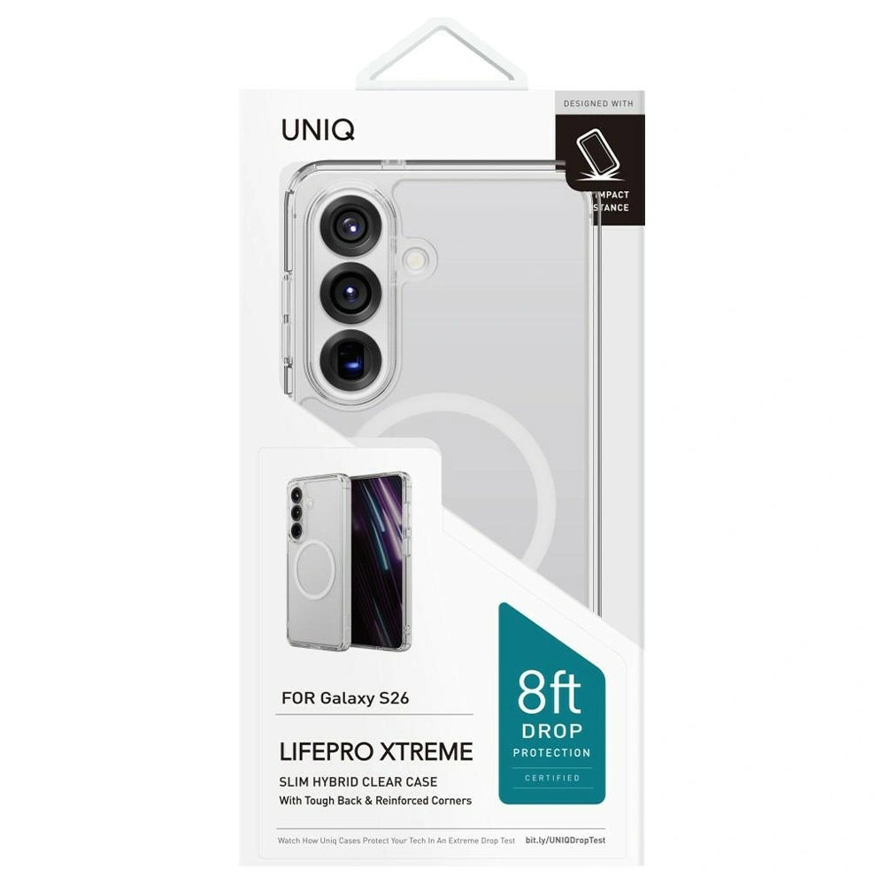 Калъф MagSafe за Samsung Galaxy S25 S931, UNIQ, LifePro Xtreme MagClick, Прозрачен