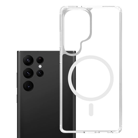 MagSafe калъф за Samsung Galaxy S25 Ultra S938, 3MK, Armor MagCase, прозрачен