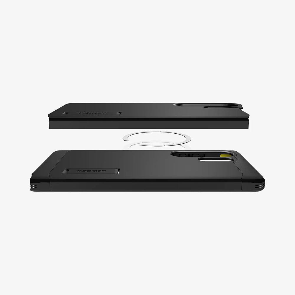 Калъф MagSafe за Samsung Galaxy S25 Ultra S938, Spigen, Tough Armor, Черен ACS08964