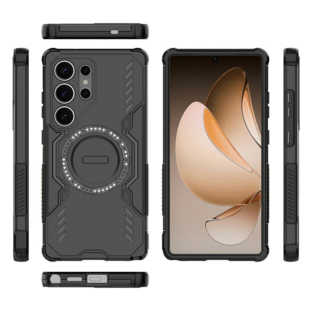 Калъф MagSafe за Samsung Galaxy S25 Ultra S938, Techsuit, ArmorMag, Черен