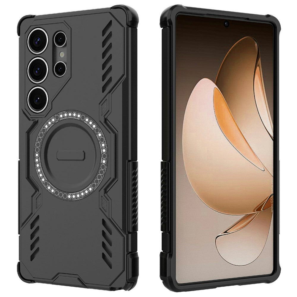 Калъф MagSafe за Samsung Galaxy S25 Ultra S938, Techsuit, ArmorMag, Черен