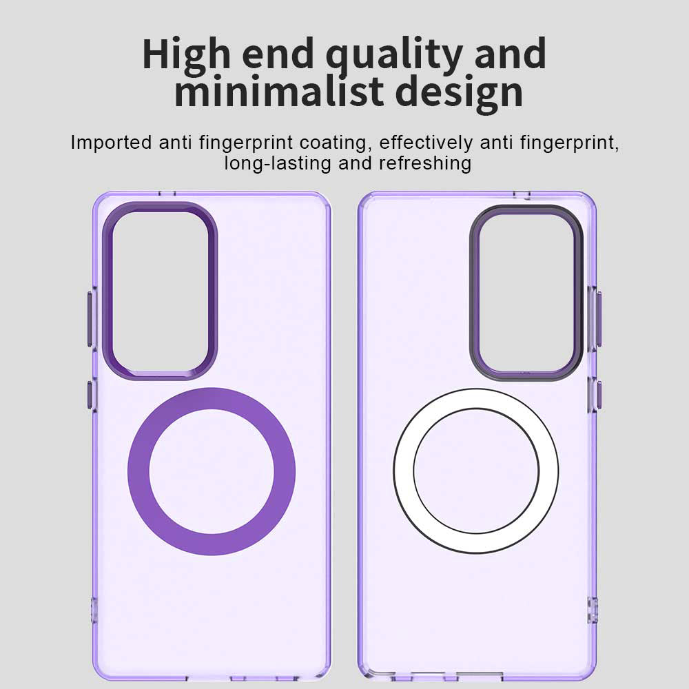 Калъф MagSafe за Samsung Galaxy S25 Ultra S938, Techsuit, CandyCase, Лилав