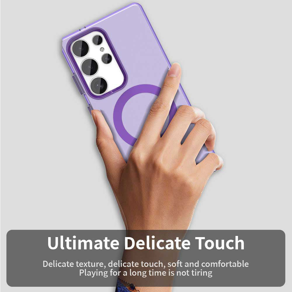 Калъф MagSafe за Samsung Galaxy S25 Ultra S938, Techsuit, CandyCase, Лилав