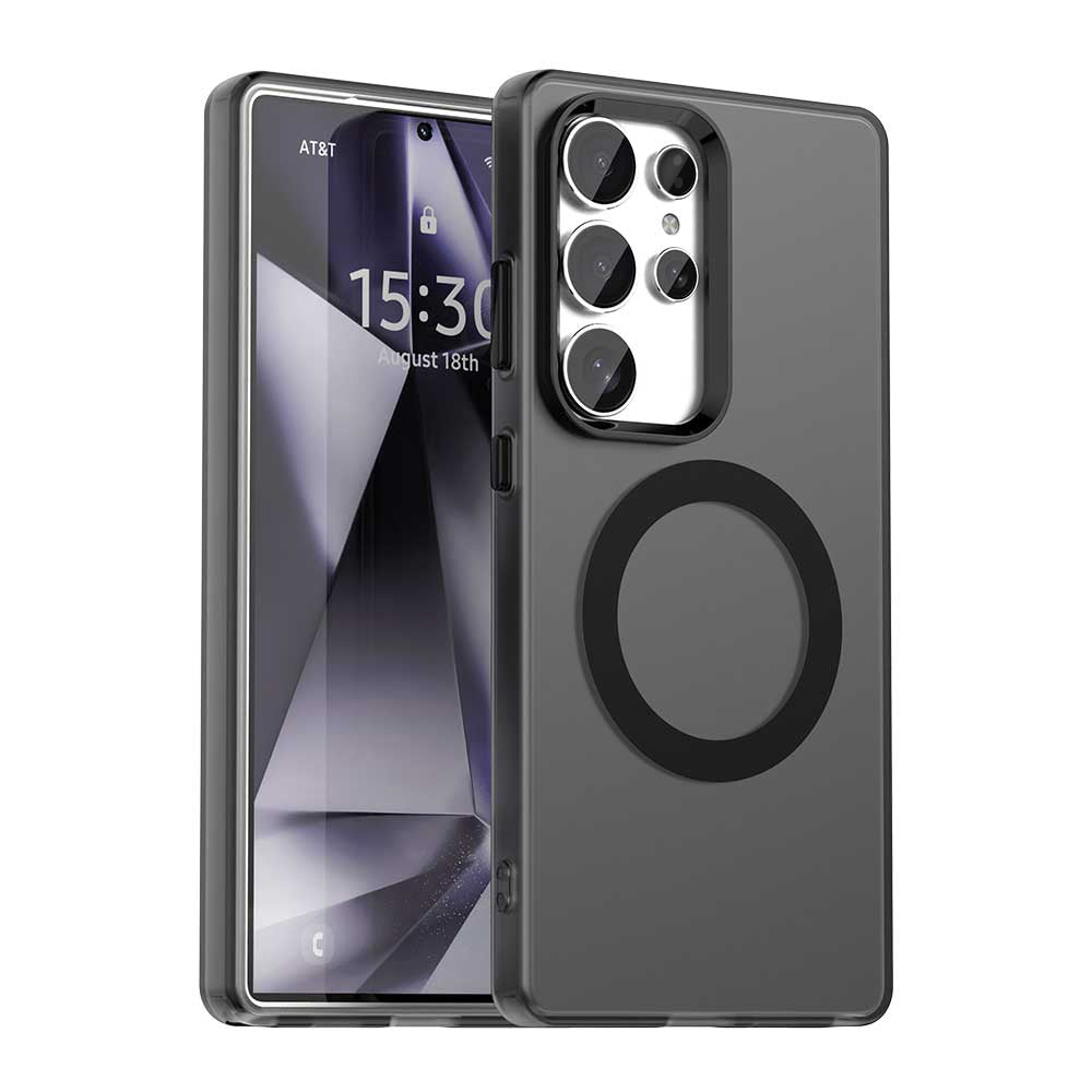 Калъф MagSafe за Samsung Galaxy S25 Ultra S938, Techsuit, CandyCase, Черен