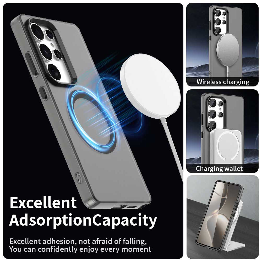 Калъф MagSafe за Samsung Galaxy S25 Ultra S938, Techsuit, CandyCase, Черен