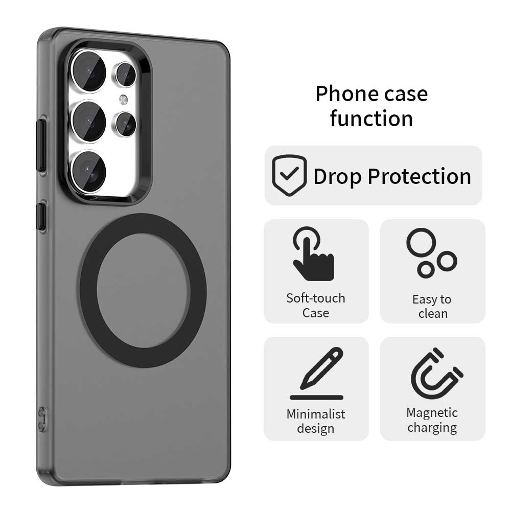 Калъф MagSafe за Samsung Galaxy S25 Ultra S938, Techsuit, CandyCase, Черен