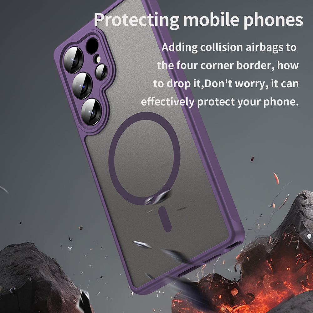 Калъф MagSafe за Samsung Galaxy S25 Ultra S938, Techsuit, HaloFrost II, Лилав
