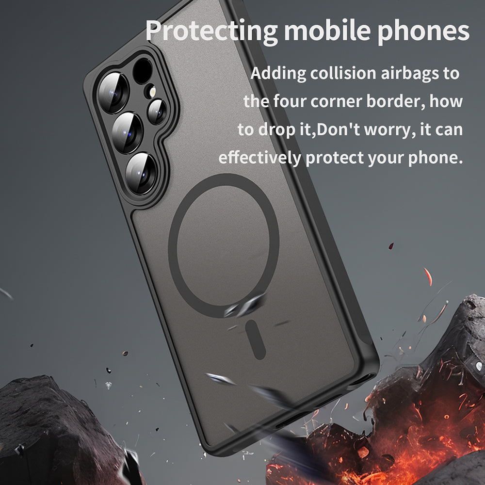 Калъф MagSafe за Samsung Galaxy S25 Ultra S938, Techsuit, HaloFrost II, Черен