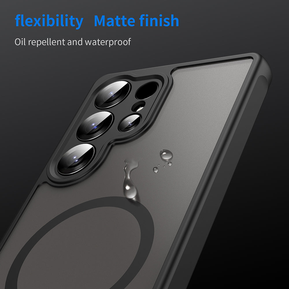 Калъф MagSafe за Samsung Galaxy S25 Ultra S938, Techsuit, HaloFrost II, Черен