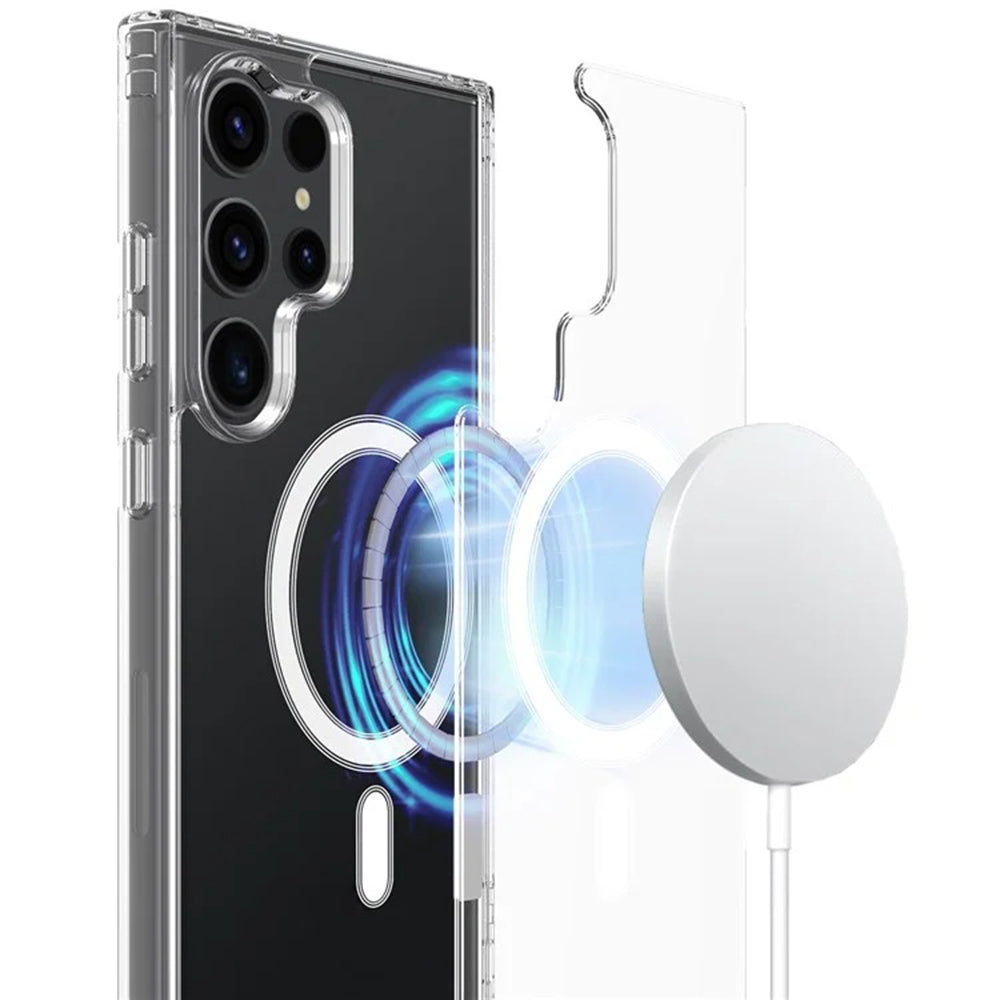Калъф MagSafe за Samsung Galaxy S25 Ultra S938, Techsuit, Pro, Прозрачен