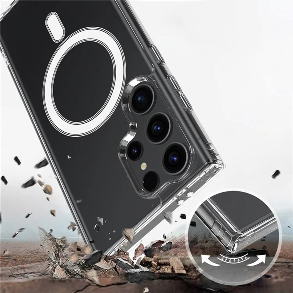 Калъф MagSafe за Samsung Galaxy S25 Ultra S938, Techsuit, Pro, Прозрачен