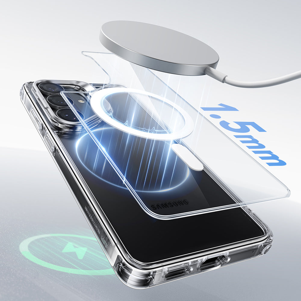 Калъф MagSafe за Samsung Galaxy S26 S942, ESR, Classic Hybrid Kickstand, Прозрачен
