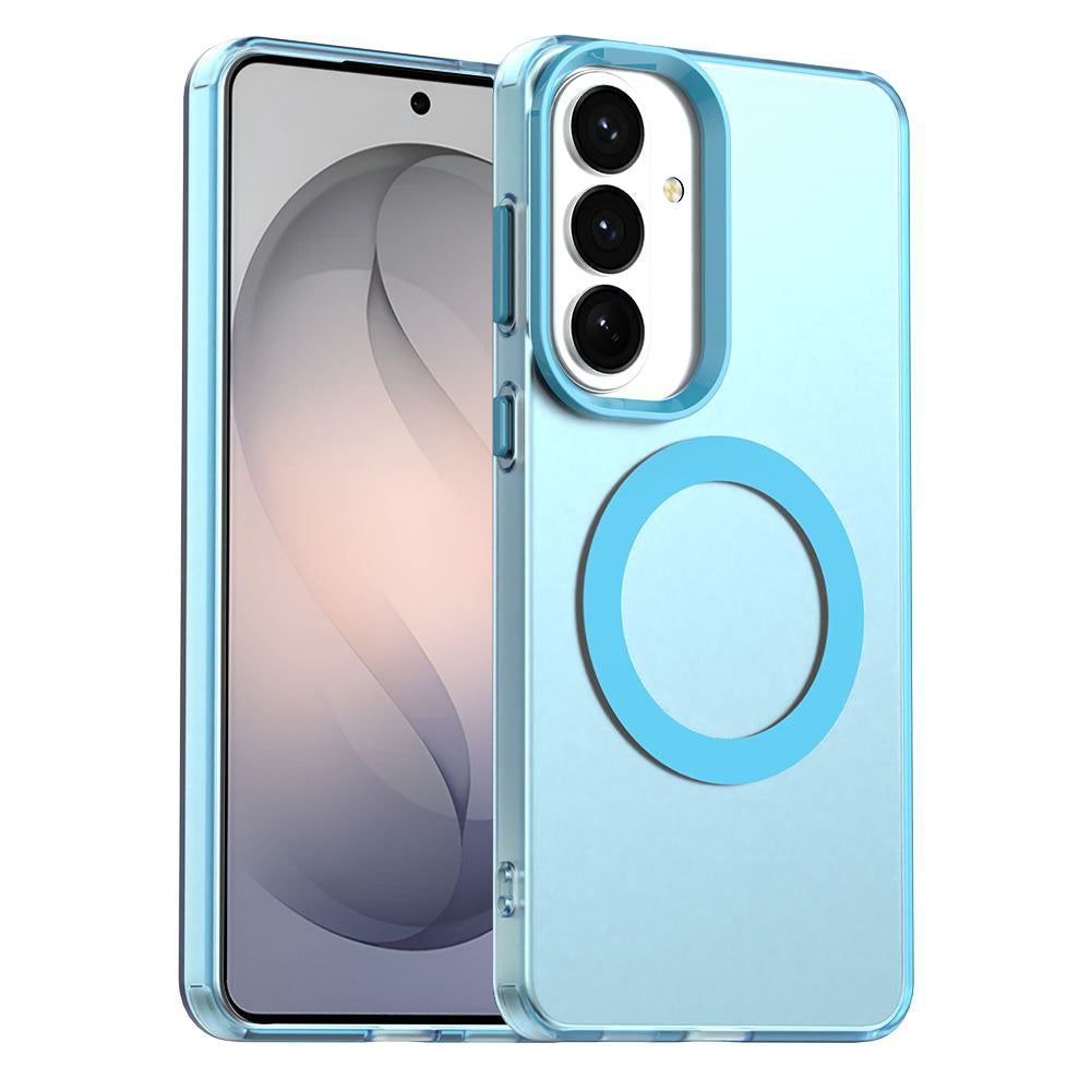 Калъф MagSafe за Samsung Galaxy S26 FE S741, Techsuit, CandyCase, синя