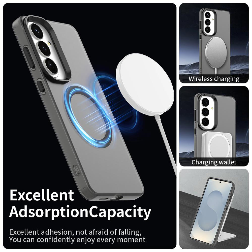 Калъф MagSafe за Samsung Galaxy S26 FE S741, Techsuit, CandyCase, черен