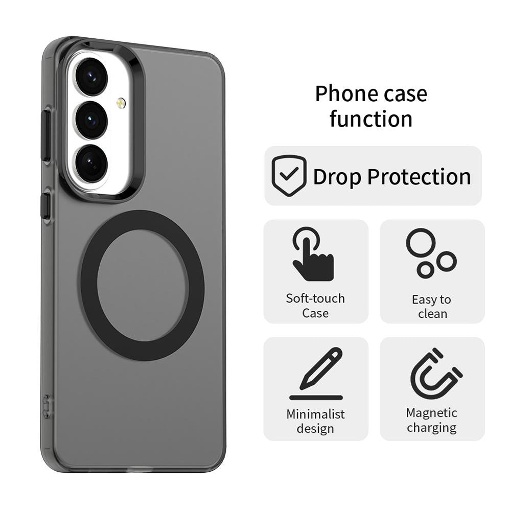 Калъф MagSafe за Samsung Galaxy S26 FE S741, Techsuit, CandyCase, черен
