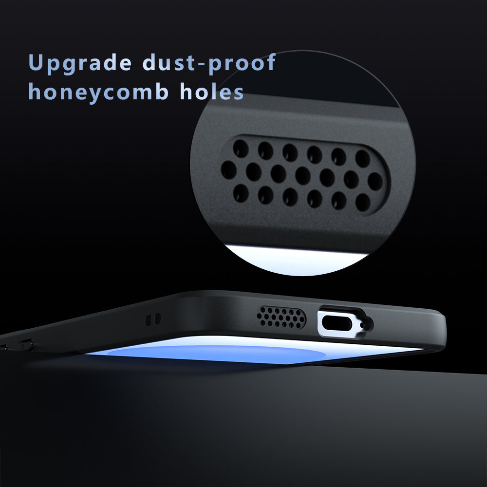 Калъф MagSafe за Samsung Galaxy S26 FE S741, Techsuit, PureFrost, Черен сатен