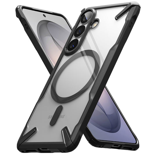 Калъф MagSafe за Samsung Galaxy S26 Plus, Ringke, Fusion X, Черен