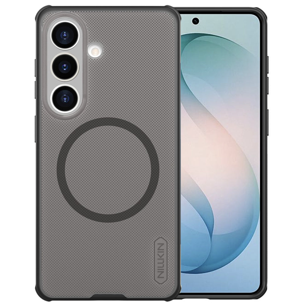 Калъф MagSafe за Samsung Galaxy S26 Plus S947, Nillkin, Super Shield Pro, Черен Прозрачен Матиран