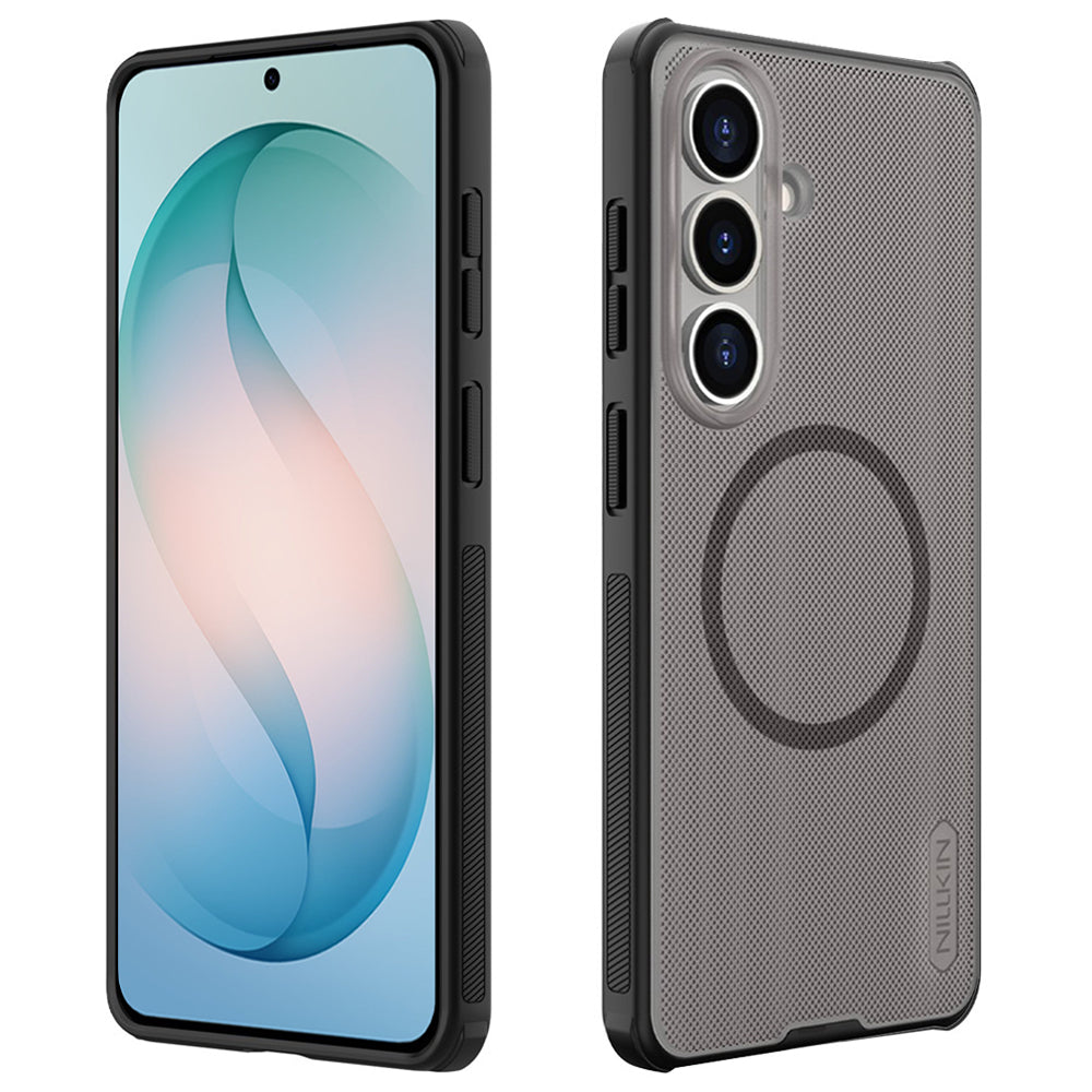 Калъф MagSafe за Samsung Galaxy S26 Plus S947, Nillkin, Super Shield Pro, Черен Прозрачен Матиран