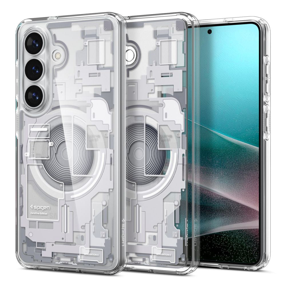 Калъф MagSafe за Samsung Galaxy S26 Plus S947, Spigen, Ultra Hybrid Zero One, Бял ACS10712
