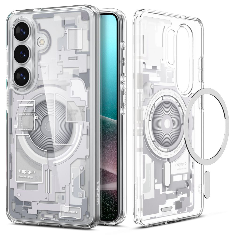 Калъф MagSafe за Samsung Galaxy S26 Plus S947, Spigen, Ultra Hybrid Zero One, Бял ACS10712