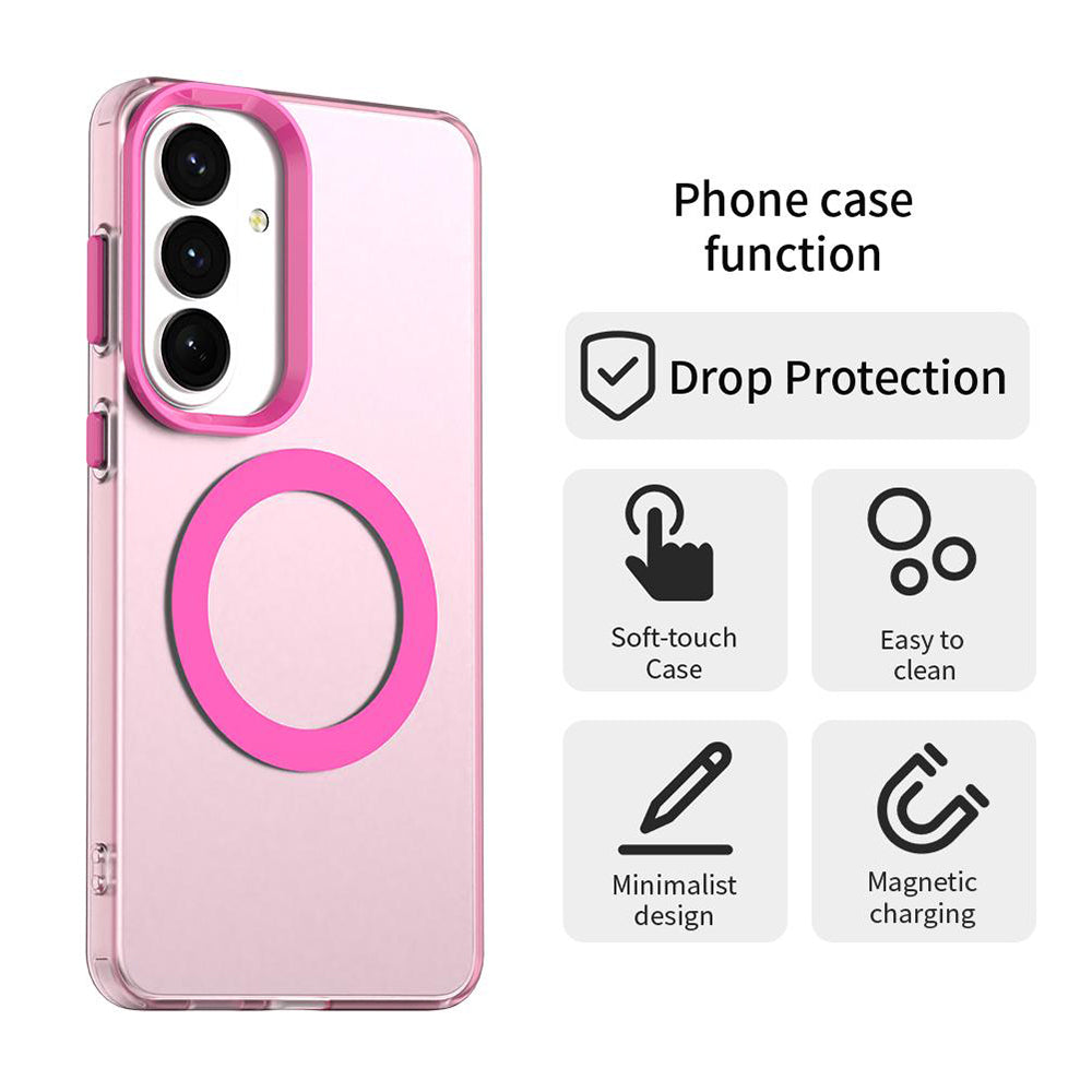 Калъф MagSafe за Samsung Galaxy S26 Plus, Techsuit, CandyCase, Розов