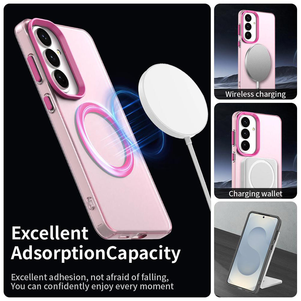 Калъф MagSafe за Samsung Galaxy S26 Plus, Techsuit, CandyCase, Розов