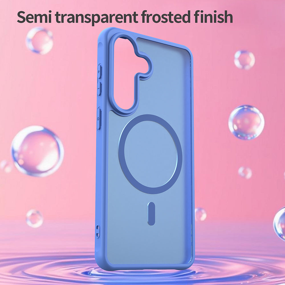 Калъф MagSafe за Samsung Galaxy S26 Plus S947, Techsuit, HaloFrost II, Син