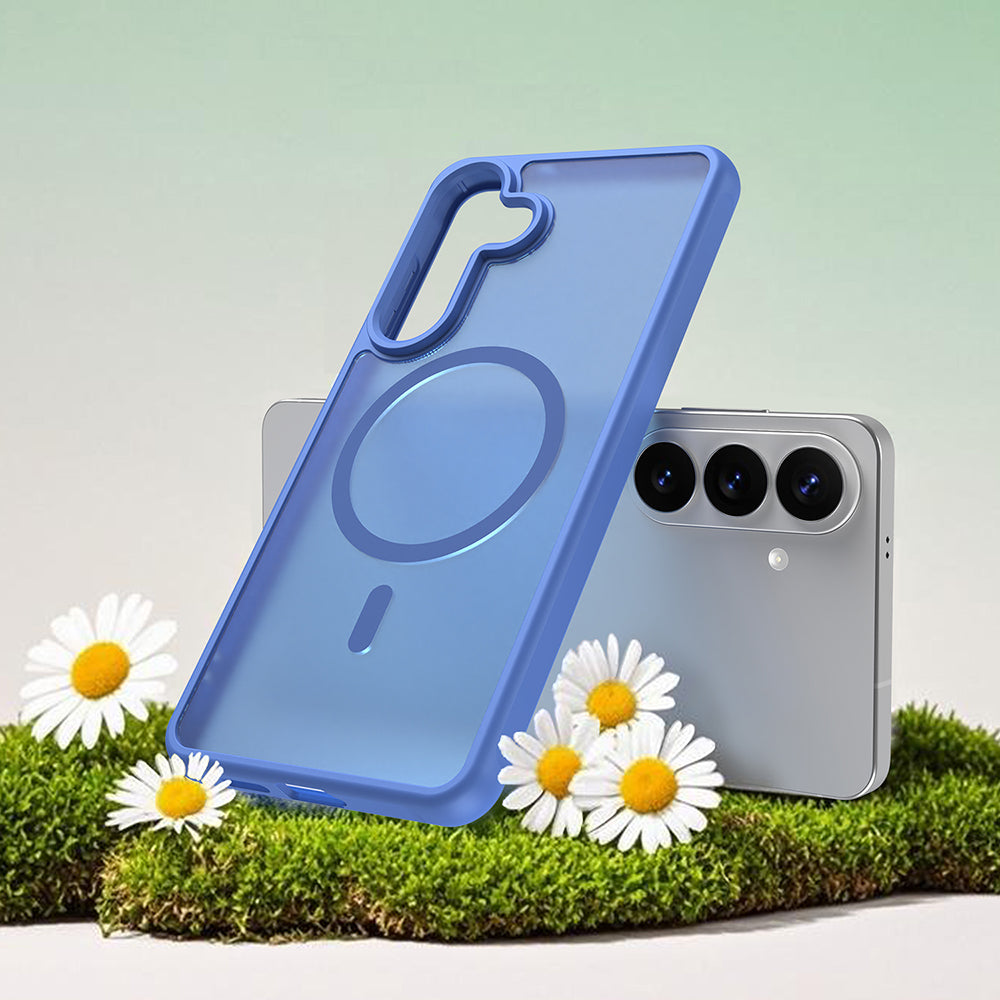 Калъф MagSafe за Samsung Galaxy S26 Plus S947, Techsuit, HaloFrost II, Син