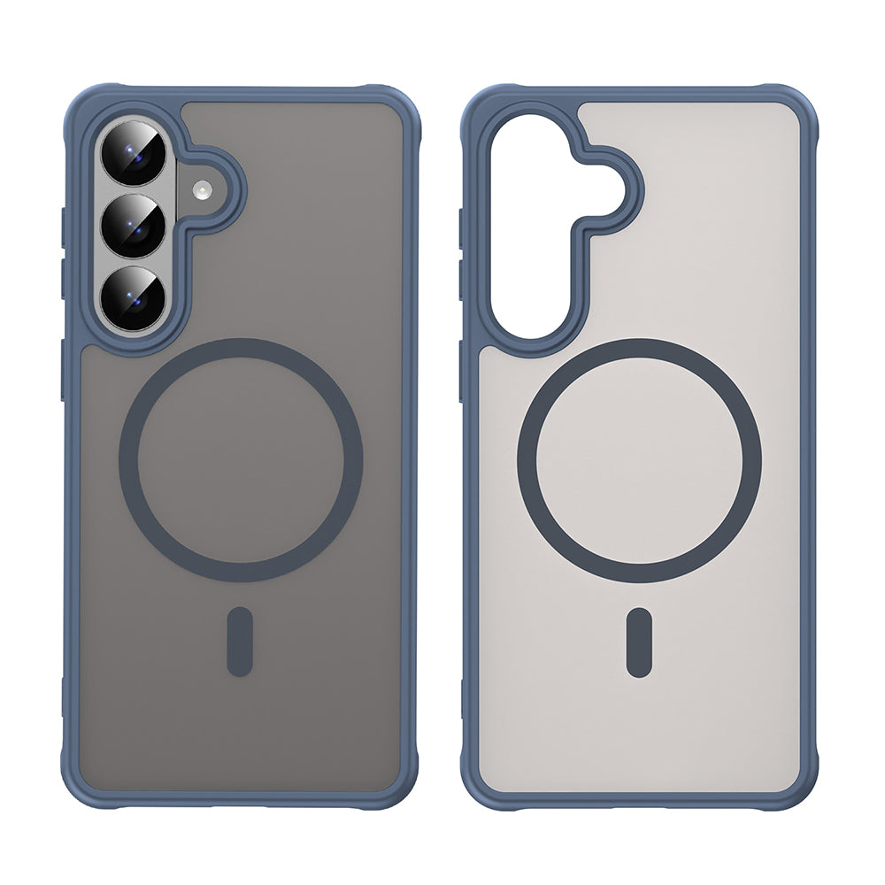 Калъф MagSafe за Samsung Galaxy S26 Plus S947, Techsuit, HaloFrost II, Тъмносин