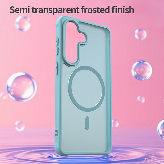 Калъф MagSafe за Samsung Galaxy S26 Plus, Techsuit, HaloFrost II, Светлозелен