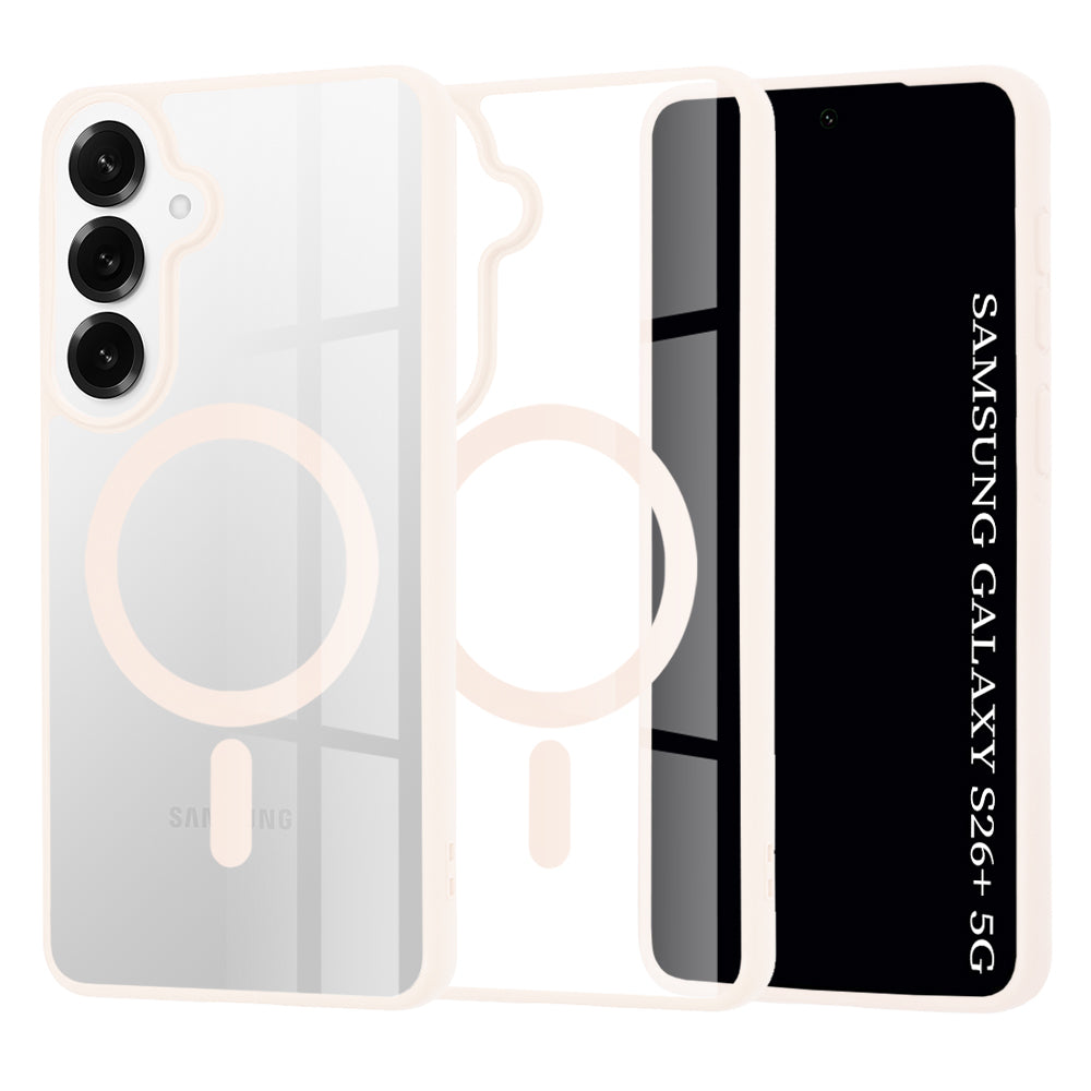 Калъф MagSafe за Samsung Galaxy S26 Plus S947, Techsuit, Pro, Розов