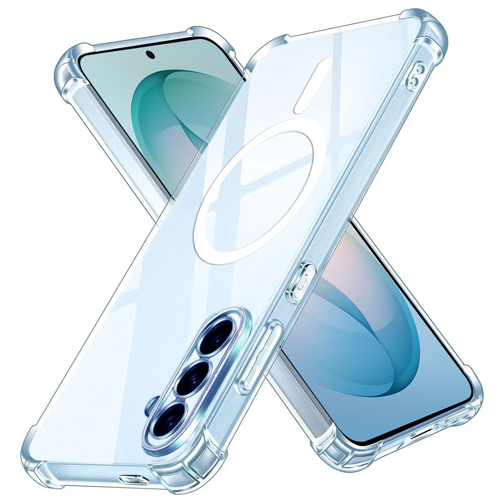 Калъф MagSafe за Samsung Galaxy S26 Plus S947, Techsuit, Удароустойчив, Прозрачен