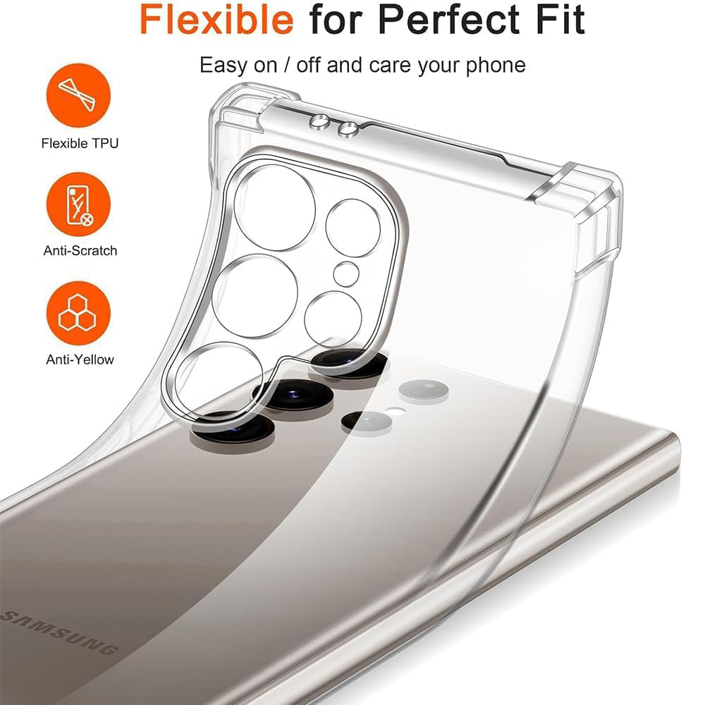 Калъф MagSafe за Samsung Galaxy S26 Plus S947, Techsuit, Удароустойчив, Прозрачен
