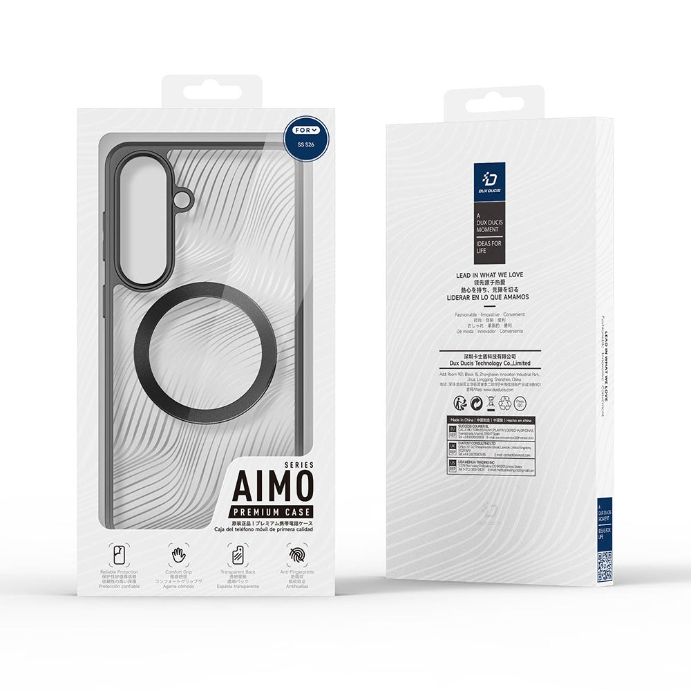 Калъф MagSafe за Samsung Galaxy S26 S942, DUX DUCIS, Aimo, Черен