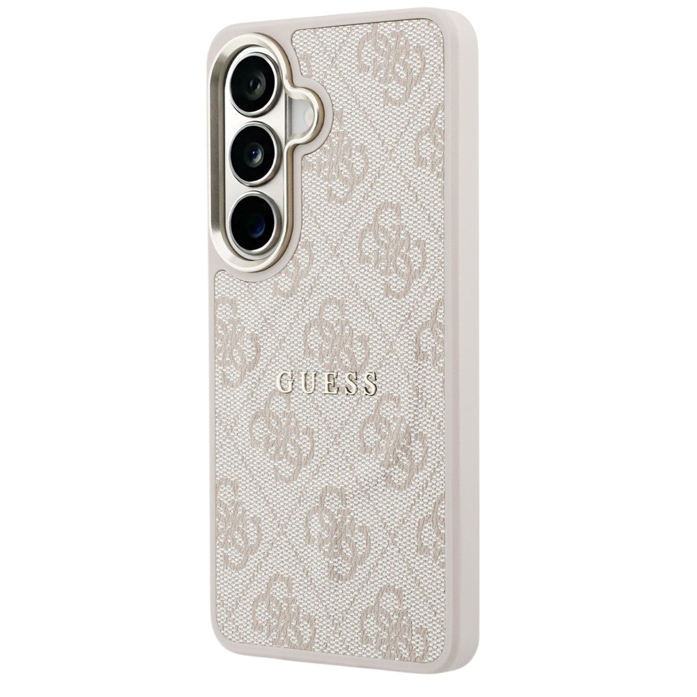 Калъф MagSafe за Samsung Galaxy S26 S942, Guess, 4G Embossed Ring, Розов