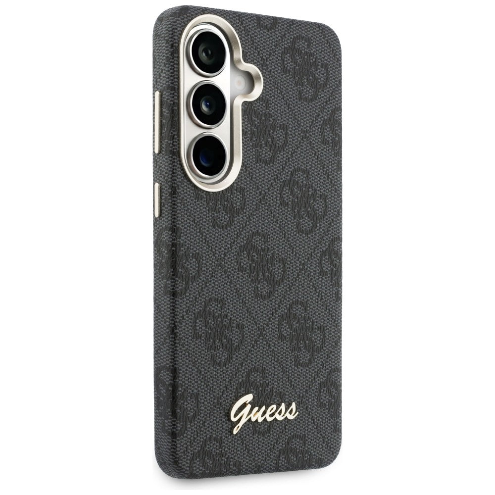 Калъф MagSafe за Samsung Galaxy S26 S942, Guess, 4G Script Logo, Черен