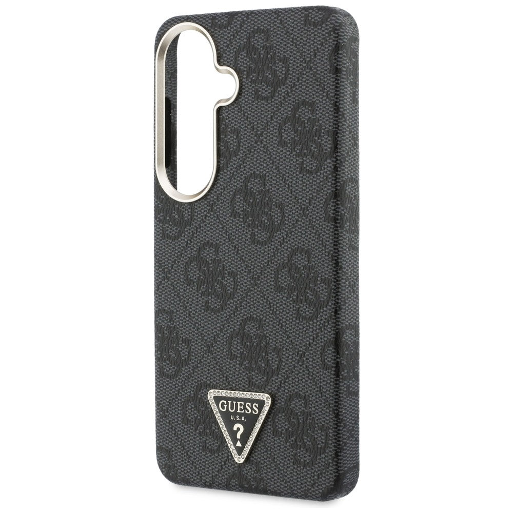 Калъф MagSafe за Samsung Galaxy S26 S942, Guess, 4G Triangle Logo, Черен