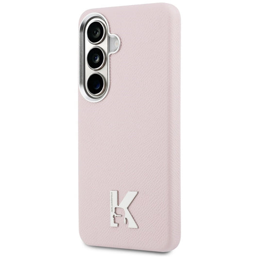 Калъф MagSafe за Samsung Galaxy S26 S942, Karl Lagerfeld, Karl Head Logo, Розов
