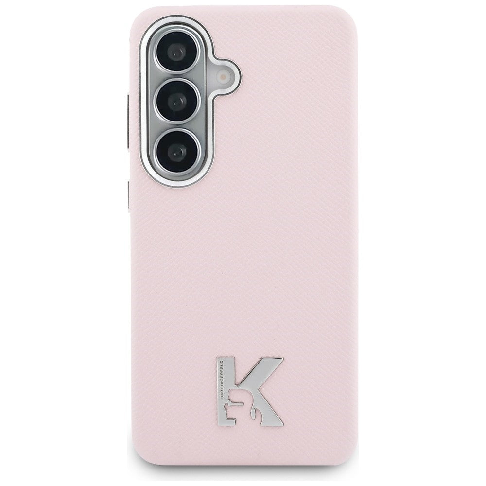 Калъф MagSafe за Samsung Galaxy S26 S942, Karl Lagerfeld, Karl Head Logo, Розов