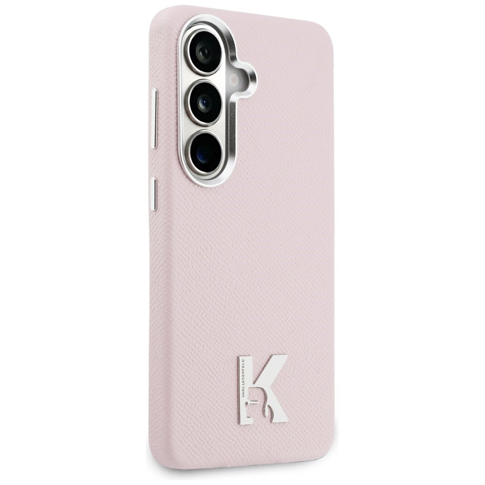Калъф MagSafe за Samsung Galaxy S26 S942, Karl Lagerfeld, Karl Head Logo, Розов